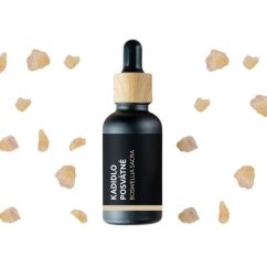 Glass bottle with 10 ml of 100% natural essential oil "Sacred Frankincense" by Pestik with Wild harvested certification.