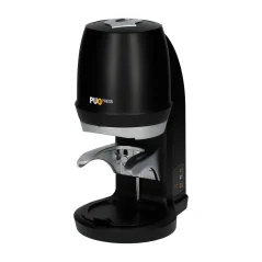 Puqpress Q2 53 mm automatic tamper designed for compatibility with La Pavoni Pisa coffee machine.