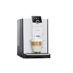 Nivona NICR 796 coffee machine in white with caffe latte function.