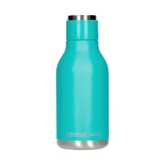 Termohrnček Asobu Urban Water Bottle v tyrkysovej farbe s objemom 460 ml, ideálny na cestovanie.