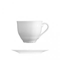weiße Verona-Latte-Tasse