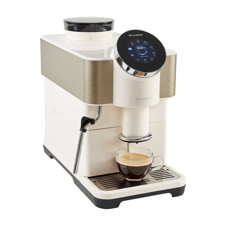 Dr. Coffee H1 White - Cafetière automatique avec moulin et écran