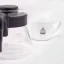 Sklenený kávový server Hario V60-01 s objemom 450 ml, ideálny pre milovníkov filtrovanej kávy.