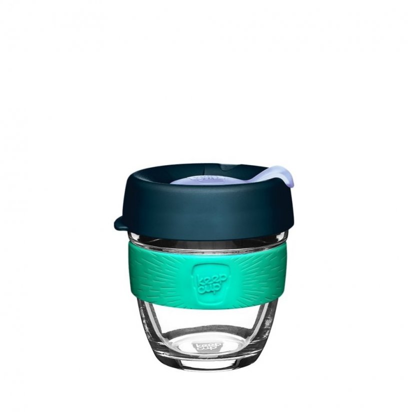 KeepCup Original Clear Eventide in size S with a volume of 227 ml.