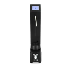 Smart milk frother Perfect Moose Greg in black design.