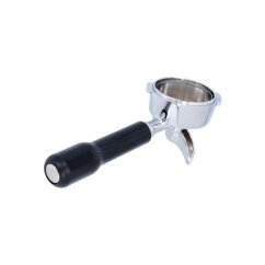 Portafilter von Bezzera mit einer Auslassöffnung. Portafilter von Bezzera mit einer Auslassöffnung.