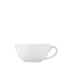 weiße Isabelle-Latte-Tasse