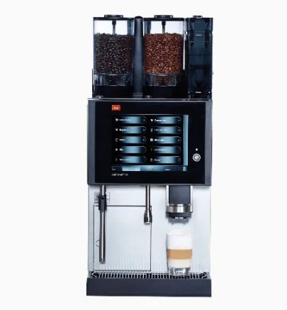 Professional automatic coffee machine Melitta Cafina CT8, capable of making delicious Caffè latte.