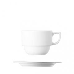 taza de café con leche Diana blanca