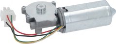 Klenge Gearmotor mat Metallgetribe, wäissem Steckverbinder a faarwege Drot Klenge Gearmotor mat Metallgetribe, wäissem Steckverbinder a faarwege Drot