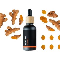 Essential turmeric oil from Pestik in a 10 ml package, 100% natural with a calming effect.