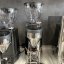 Silver Rocket Espresso SUPER FAUSTO coffee grinder, ideal for office use.