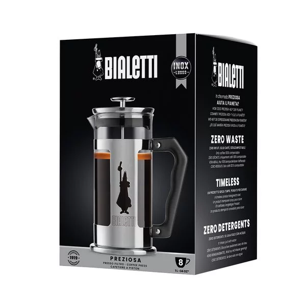 Originálne balenie Bialetti French Pressu Preziosa.