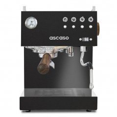 Ascaso Steel DUO koffiezetapparaat voor thuisgebruik met temperatuurregeling.