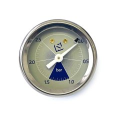 Nuova Simonelli Gauge scale 0-2,5 BAR 1/8 D.40 S/S ring Musica 09100010