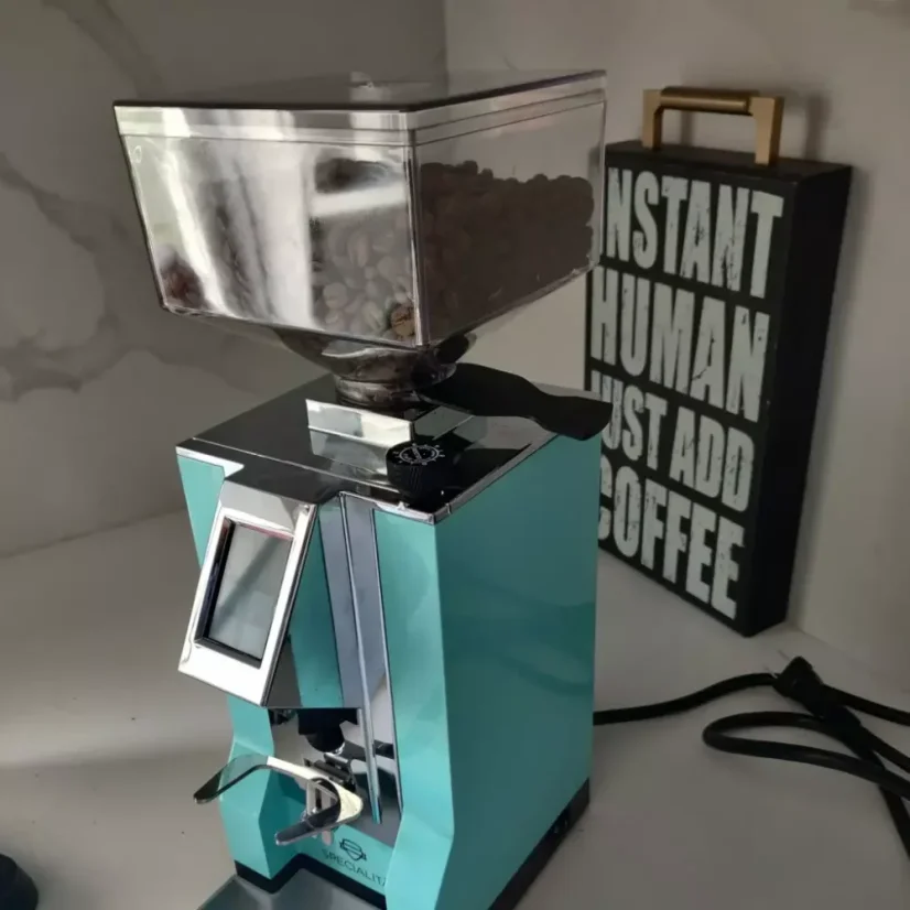 Elektrische Espressomühle Eureka Mignon Specialita, CR tiffany-blau.