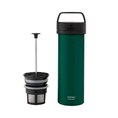 Espro Ultra Light Coffee Press w kolorze zielonym o pojemności 450 ml.
