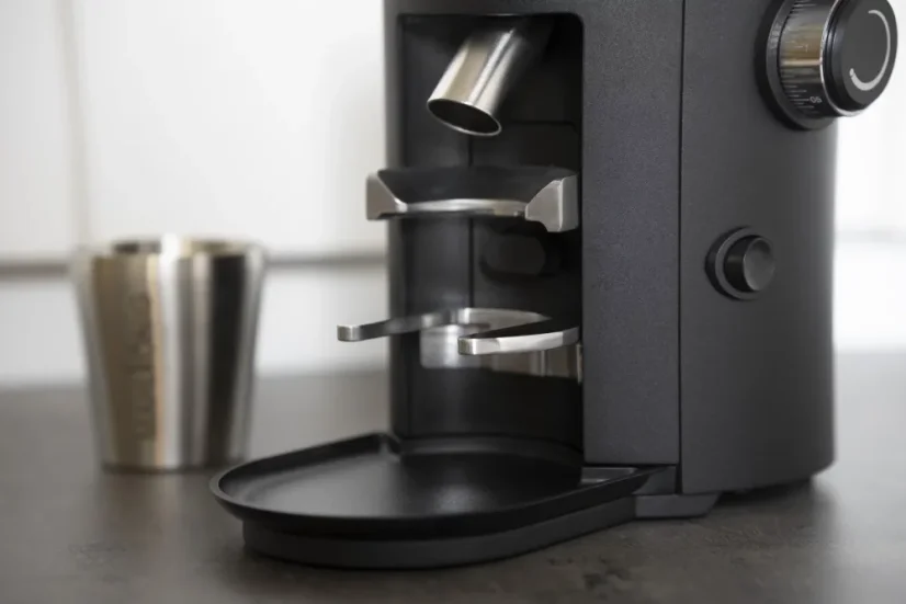 Mahlkonig X54 grinder dispenser with dosing cup for coffee