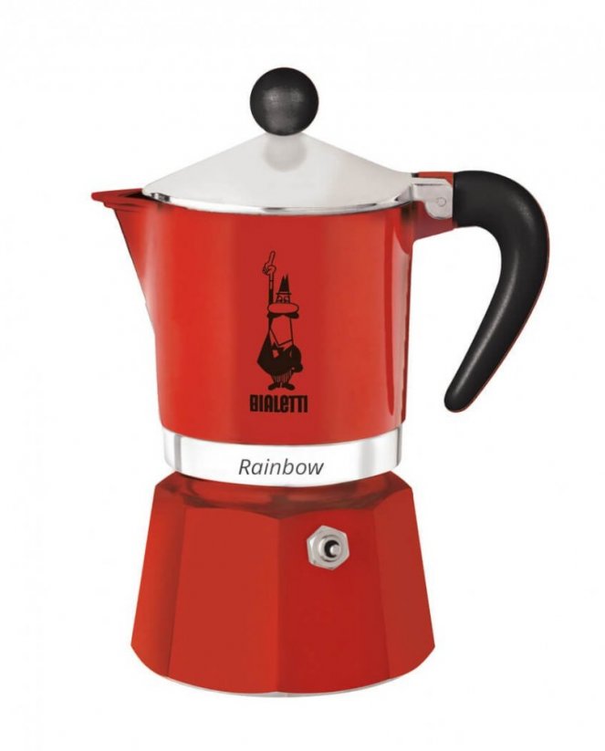 Bialetti Rainbow 1 in red.