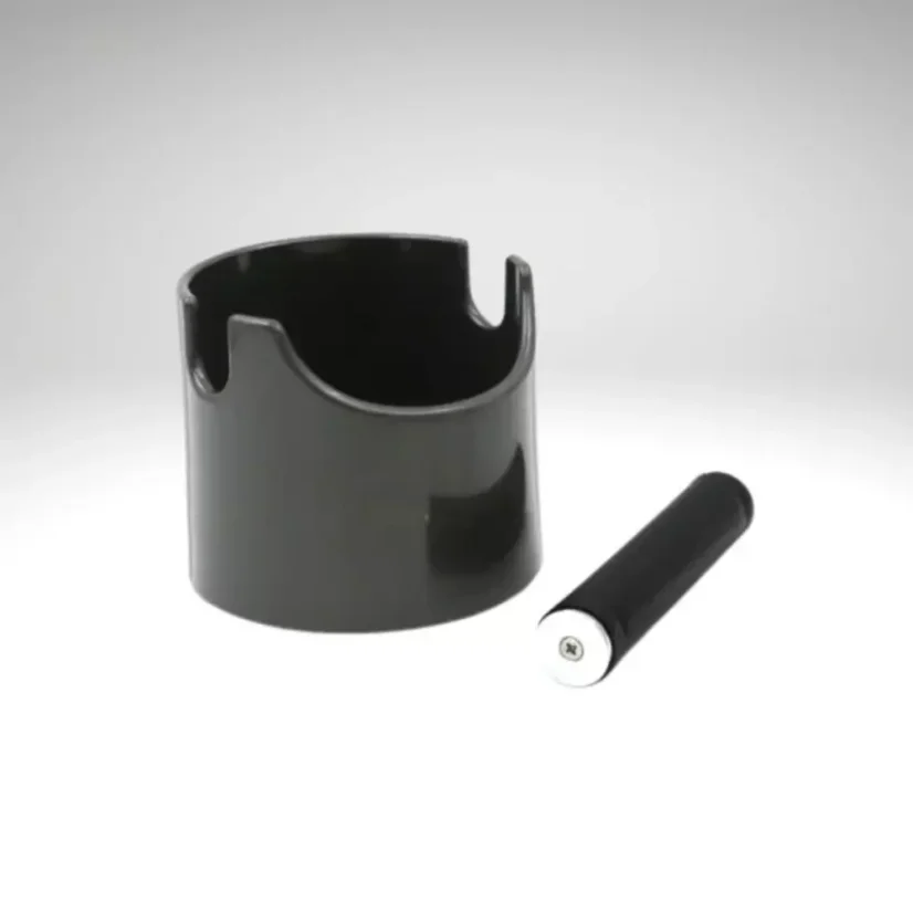 Coffee knock box Rhino Mini Coffee Waste Bin made from durable rubber, ideal for easy disposal of coffee grounds.