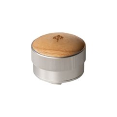 Distributeur à café Eureka 58,35mm avec dessus en bois - design chêne