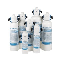 Seven different sizes of BWT Bestmax X filter cartridges