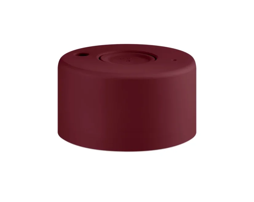 Replacement lid for a high-quality Frank Green thermal mug in burgundy color