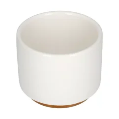 White Fellow Monty cappuccino cup with a capacity of 190 ml, dishwasher safe.