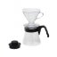 Bộ Hario V60-02 Pour Over Kit nhựa trong suốt
