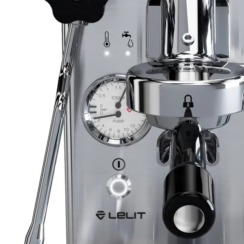Home lever espresso machine Lelit Mara PL62X with a 1.8 liter boiler.