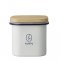 Kalita enamel jar with wooden lid 1000 ml