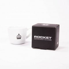 Distribuidor Rocket Espresso y tamper para espresso con embalaje.