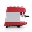 Profesionálny trojpákový kávovar Nuova Simonelli Aurelia Volumetric XT 2GR v červenej farbe.
