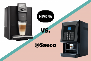 Máquinas de café automáticas para o escritório: Nivona vs Saeco