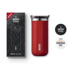 Mug thermo de voyage Wacaco Octaroma Grande - Rouge carmin 435 ml