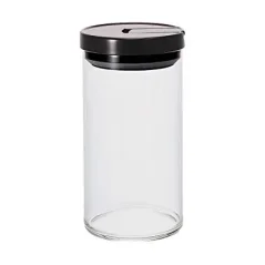 Glass vacuum canister Hario L with a capacity of 1000 ml, ideal for storing coffee.
