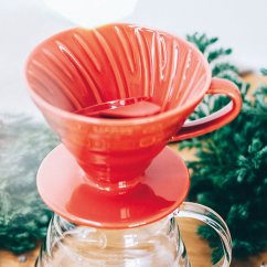 Hario V60-01 keramický červený VDCR-01-R