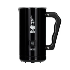 Fekete Bialetti MKF02 Nero tejhabosító a cappuccino készítéséhez.