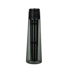 Appareil à cold brew Timemore Icicle en verre, 600 ml, de couleur noire élégante, idéal pour la préparation de boissons café glacé.