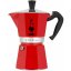 Bialetti Moka Express 6 csésze piros színben.