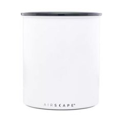 AirScape coffee canister 1 kg matte white - airtight stainless steel