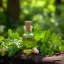 Glass bottle containing 10 ml of 100% natural coriander essential oil with a refreshing effect.