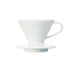 Balts keramiska dripperis V60-01.