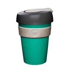 Termohrnček Original Greenfinch s objemom 177 ml v zelenej farbe, vhodný do kočíka.