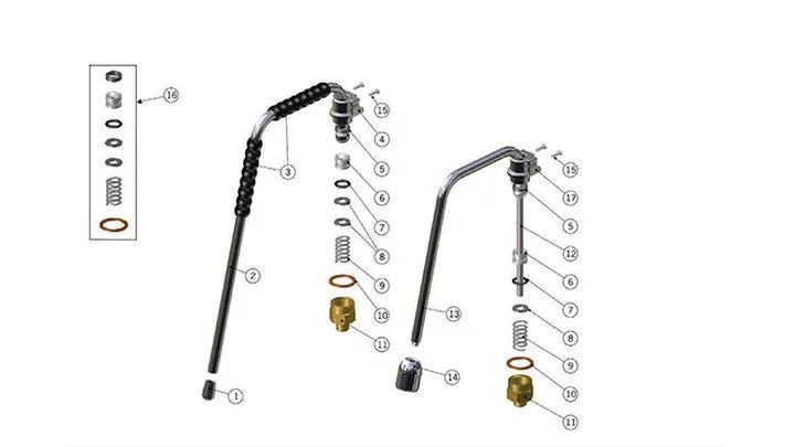 Kit for La Marzocco Strada coffee machine for functional steam.