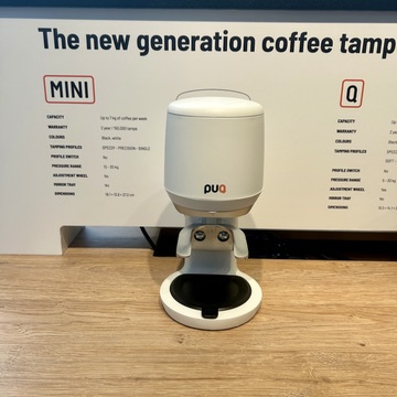 Puqpress Mini 58,3 mm automatický tamper biely