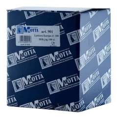 Milchkanne Motta Europa mit einem Volumen von 1000 ml aus hochwertigem Edelstahl. Milchkanne Motta Europa mit einem Volumen von 1000 ml aus hochwertigem Edelstahl.