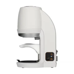 Tamper automático Puqpress Q2 en color blanco, compatible con la cafetera Lelit Mara PL62T.