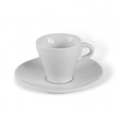 ClubHouse cup and saucer Gardenia, 65 ml, white