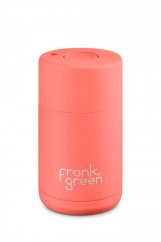 Frank Green Ceramic Living Coral 295 ml Thermo mug features : 100% sealable